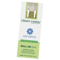 Clean + Easy Sensitive Roll On Wax – Small Wax Refill Cartridges for Delicate & Sensitive Skin, Hair Removal for Face, Brows & Bikini, 3 Pack