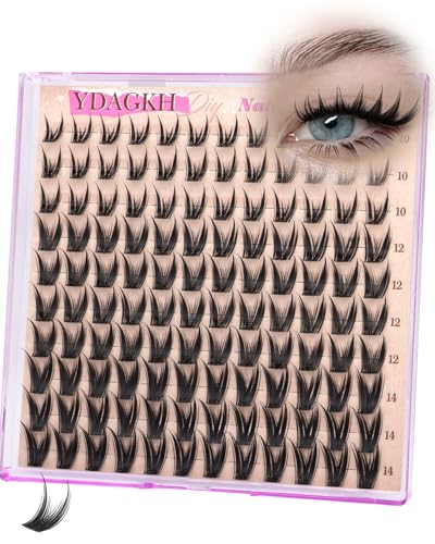 Eyelash Clusters Short 10-14mm Spiky Wispy Style - V Short 01
