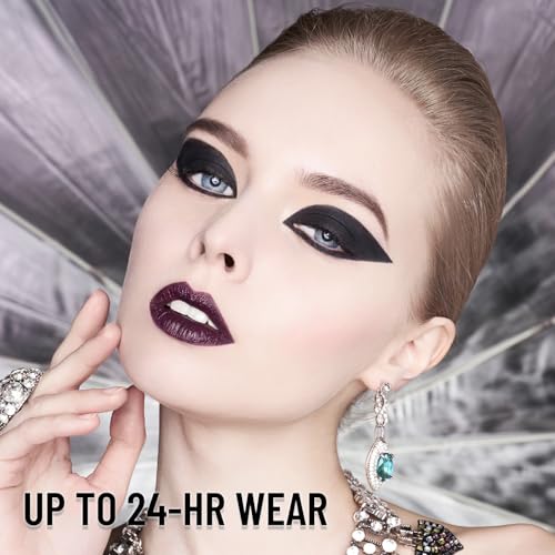 UCANBE Black Single Eyeshadow Palette - 13 Black Matte & Glitter Shades