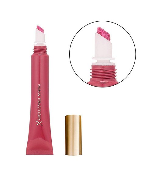 Max Factor Colour Elixir Lip Cushion Gloss - Majesty Berry | Enriched with Mineral Oil & Vitamin E, 9 ml