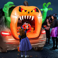 4ft Inflatable Halloween Car Decoration Pumpkin with LED Lights - Multicolor