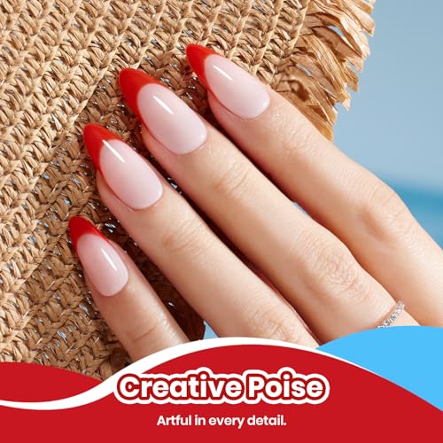 Beetles Red Gel Nail Polish - Sunburn Red | 8ML - Creme Red Variation