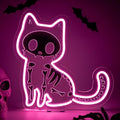 Pink Cat Neon Sign - Cute Animal Neon Light for Pet Spaces with Variation Colorful A Cat