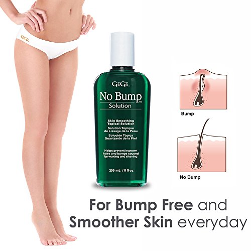 GiGi No Bump Skin Smoothing Topical Solution 8 Fl Oz - Pre & Post Hair Removal Care