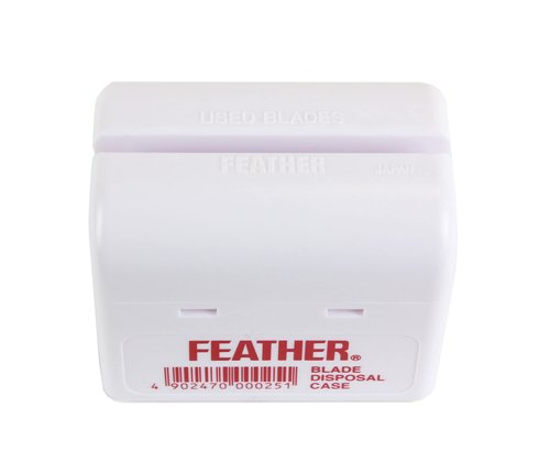 Feather Razor Blade Disposal Case for Barbers