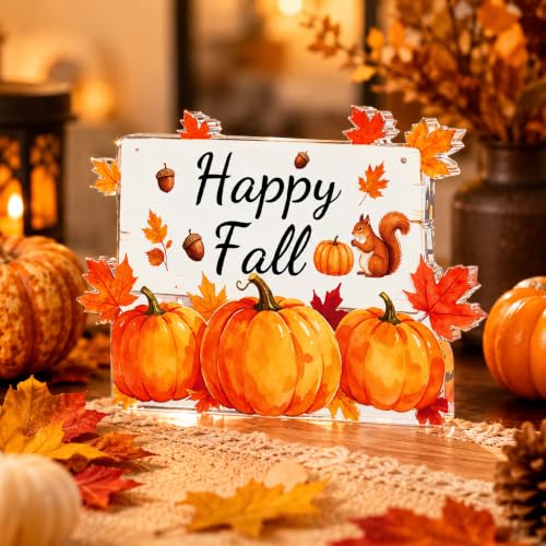 Reversible Halloween and Fall Decor Sign - Small Fall Variation