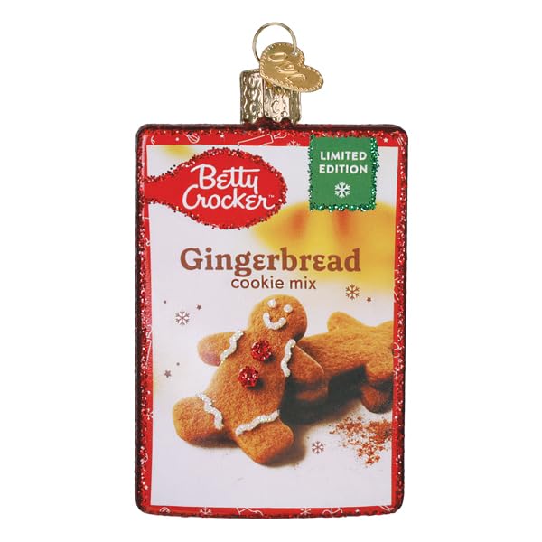 Christmas Glass Ornament - Betty Crocker Cookie Mix Holiday Decoration