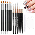 Nail Art Brushes & Dotting Tools Kit for Gel Polish - Dotting & Liner Tools