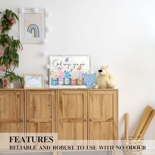 God Says You Are Christian Wall Art for Christmas Decorations Indoor - Variation of THIS Listing