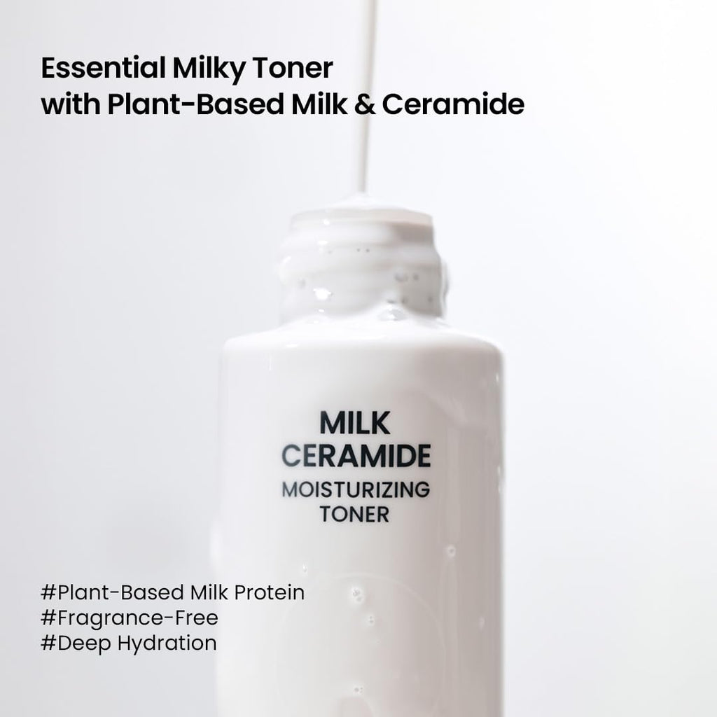 Beplain Milk Ceramide Moisturizing Toner - Hydrating Facial Toner for Glowy Skin | Sensitive Skin Friendly | 5.07 fl oz (150ml)