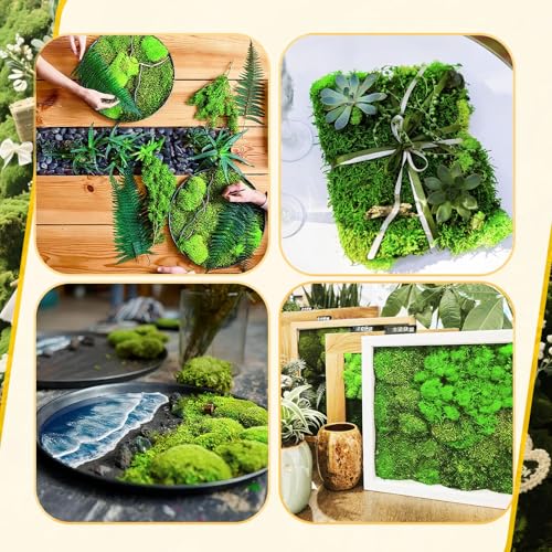Artificial Moss Table Runner - Halloween Enchanted Party Decor - Light Green - 12x71 Inches (Variation: 2)