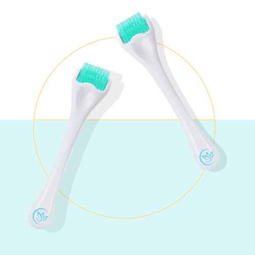Slionwe Derma Roller Microneedle Roller, 192 Titanium Microneedling Roller For Women and Men | Micro Needle Roller