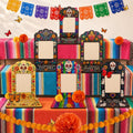 Wovelli Dia De Los Muertos Decorative Picture Frame - Yellow, Day of the Dead Altar