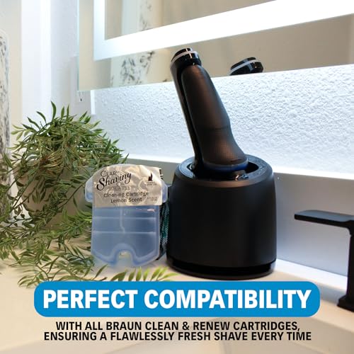 Electric Razor Cleaning Solution for Braun 32 oz - Eco-Friendly Refill
