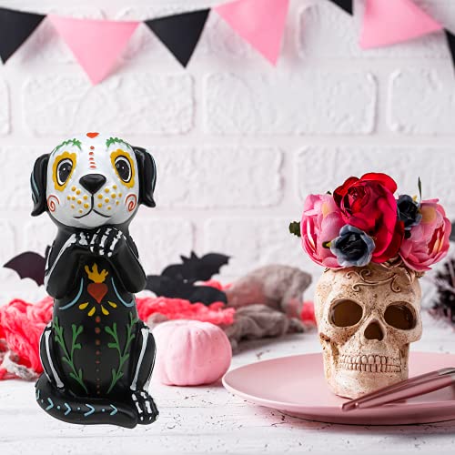 Dia de los Muertos Dog Figurine - 9 Inch Halloween & Day of the Dead Decor