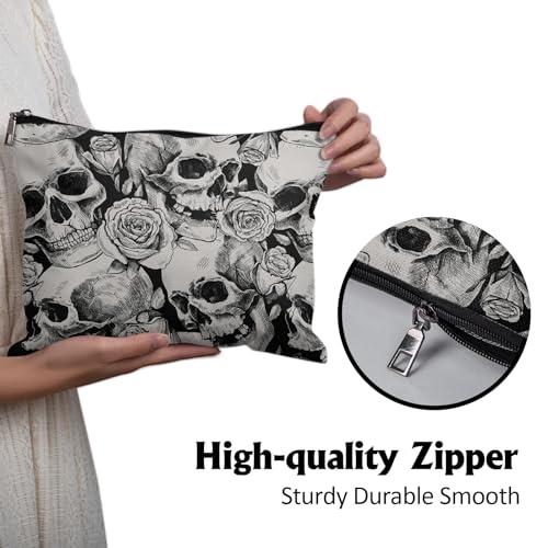Human Skeleton Makeup Bag Travel Large Cosmetic Organizer - 10x8 Inch Variation of THIS listing
