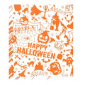 Halloween Themed Wax Paper Sheets - Greaseproof, Waterproof, Food Wraps, 100 Sheets