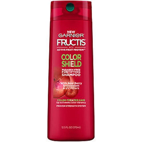 Garnier Fructis Color Shield Shampoo - Fortifying Formula for Color Treated Hair | 12.5 fl. oz.