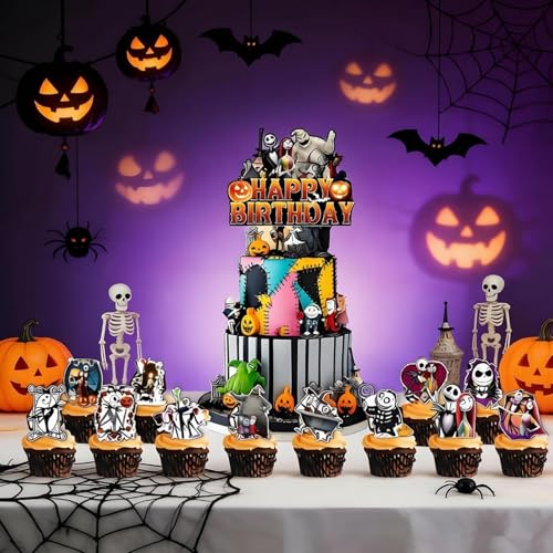 Halloween Christmas Birthday Party Decorations Set with Balloons & Banner