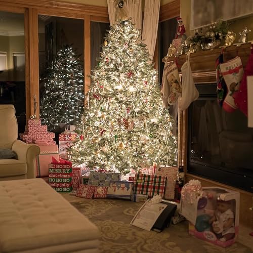 Cool White 132ft 400 LED Christmas String Lights with Timer & 8 Modes
