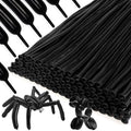 Black Latex Balloon Set - 100 Long Balloons for DIY Animal Models & Decorations