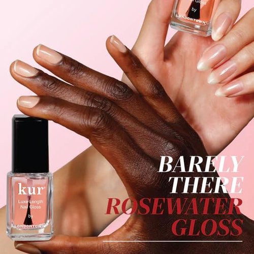 LONDONTOWN Nail Strengtheners - Boost Growth, Repair & Shine for Weak, Brittle Nails - Clear Formula