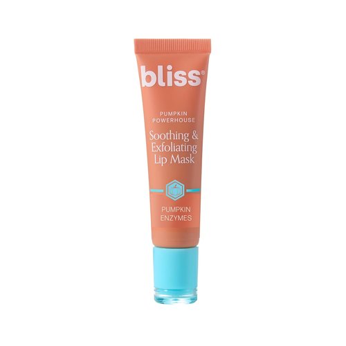 Bliss Pumpkin Powerhouse Lip Mask - Hydrating Overnight Balm for Dry, Exfoliated Lips