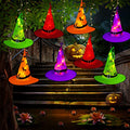 Halloween Witch Hat String Lights - 8 Glowing Decor & Accessories
