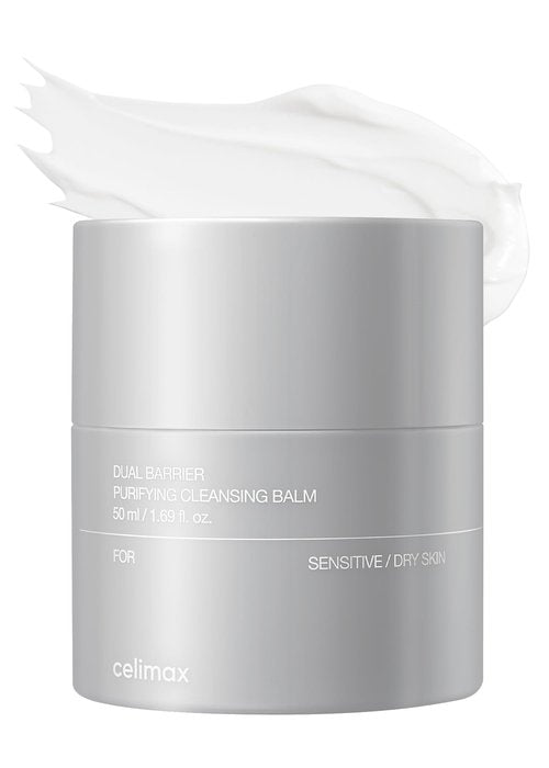 celimax Dual Barrier Purifying Cleansing Balm | with Ceramides, Waterproof Makeup Remover, Pore Cleansing, Daily Use Cleanser, Grind Container, 50ml