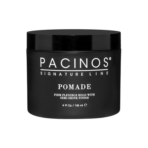 Pacinos Pomade - High Shine Flexible Hold Hair Pomade for All Hair Types - 4oz