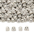 Mini Resin Ghost Figurines Set of 40 - Beige Halloween Decorations