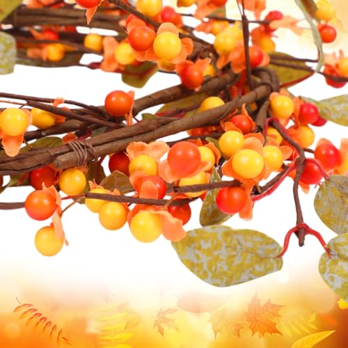 60-Inch Artificial Fall Bittersweet Garland for Thanksgiving & Autumn Decor