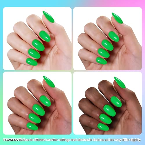 Beetles Neon Gel Polish Set - Neon Summer Collection, 25 Bright Colors