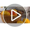 Artificial Mango Fake Fruit for Kitchen & Party Decor - 6pcs Yellow