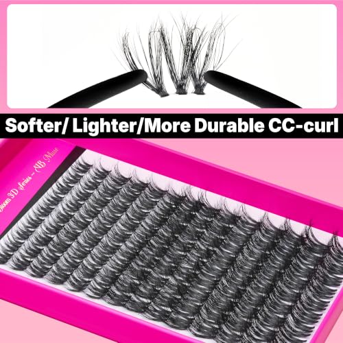 3D Fluffy Eyelash Clusters - VBmuse / 10-18mm Eyelash Extensions for Natural Look