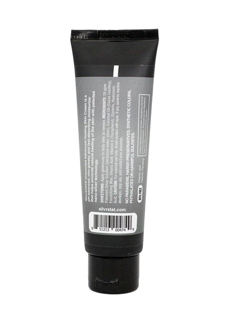 SilvrSTAT Advanced Healing Skin Cream with Silver, Vitamin E, & Hyaluronic Acid Which Promotes Natural Healing | Unscented | 3.4 oz