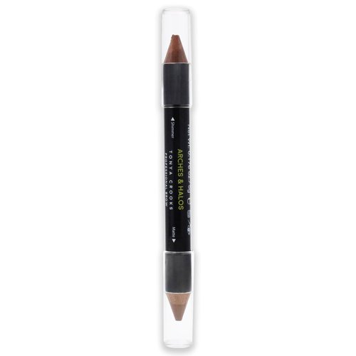 Arches & Halos Brow Highlighting & Concealer Crayon - Coco | Define & Sculpt with Soft, Creamy Formula - 0.176 oz