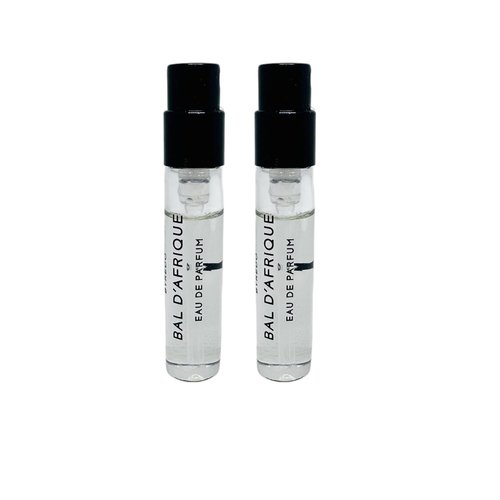 Bal D'Afrique Eau De Parfum Sample Vial - Set of 2 | 0.06 fl oz (2ml) Each - Luxurious Fragrance