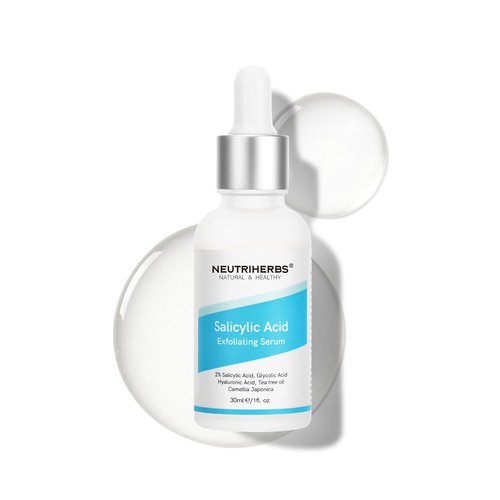 NEUTRIHERBS Salicylic Acid Exfoliating Serum - Unclogs Pores, Reduces Acne | 1 fl oz