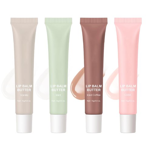 Skiennix Butter Lip Balm - Nourishing Lip Tint with High Shine | Hydrating Natural Ingredients, 0.5oz