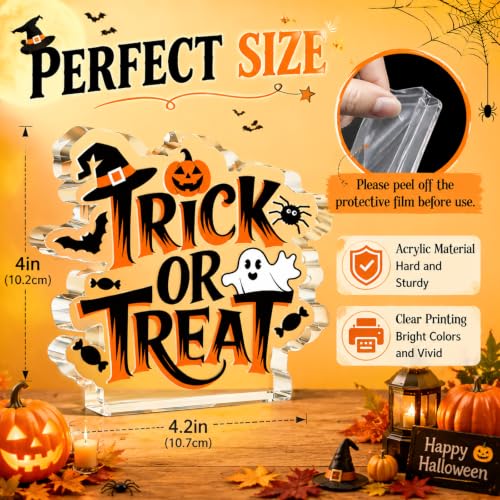Halloween Indoor Ghost Table Sign Decor - Kitchen & Holiday Decor