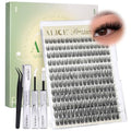 ALICE ROVE Lash Clusters Kit C- Rove - 192 False Eyelash Extensions with Bond & Tweezers