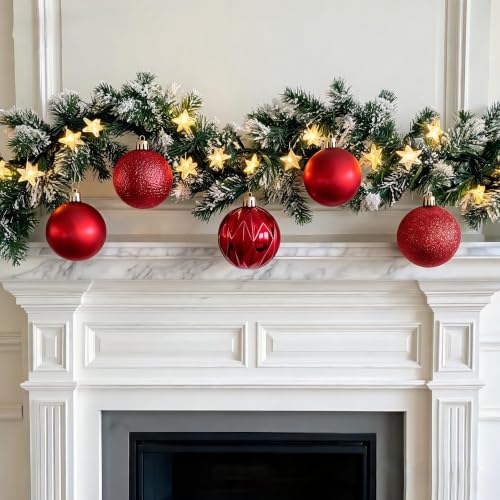 HipTree 30-Pack Red Christmas Halloween Tree Ornaments - 2.36 Inch