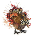 Thanksgiving Turkey Decor Figurine - Fall Harvest Centerpiece, Autumn Home Accent
