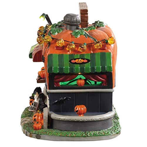 Pick Me Pumpkin Wagon Halloween Decor Lighted Collectible