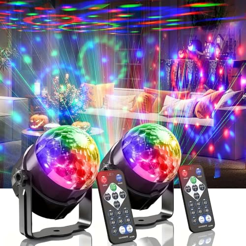 Bronze 2-Piece Voice Controlled Party Lights with Remote – Multi-Color LED String Lights