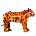 Huge Inflatable Tiger - Lifesize Jungle Animal Balloon for Safari Party - Brown Yellow