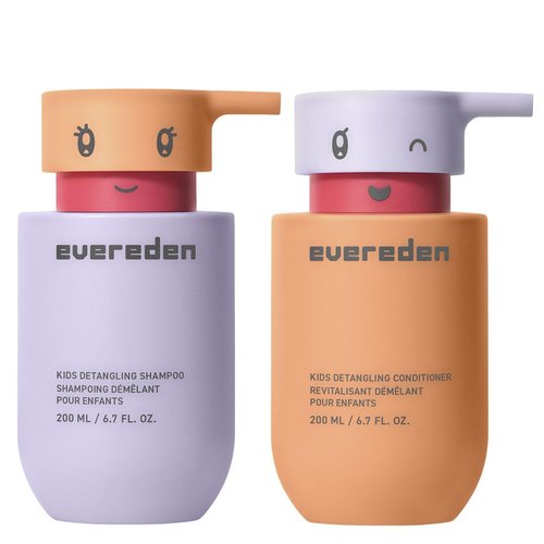 Evereden Kids Haircare Set - Detangling Shampoo & Conditioner for Ages 3+ | Vegan, Sulfate-Free, Argan Oil