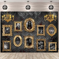 Halloween Haunted Mansion Backdrop Banner 8x6FT Gothic Spooky Photo Booth Decoration - Variation of THIS listing