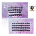 Self Adhesive Eyelash Clusters - No Glue Required, Reusable Manga Style Lashes for Beginners